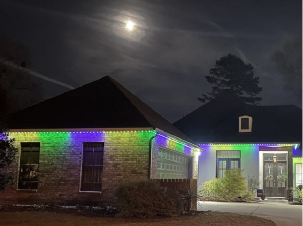 Mardi Gras lighting